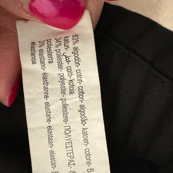 Zara High Rise Black Tie Shorts - Picture 7 of 7